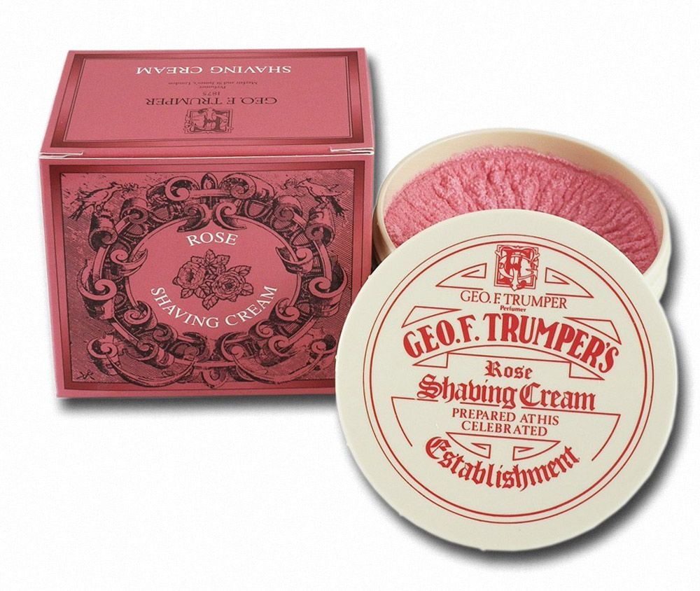 Słoik z kremem do golenia Geo. F. Trumper’s Rose Shaving Cream