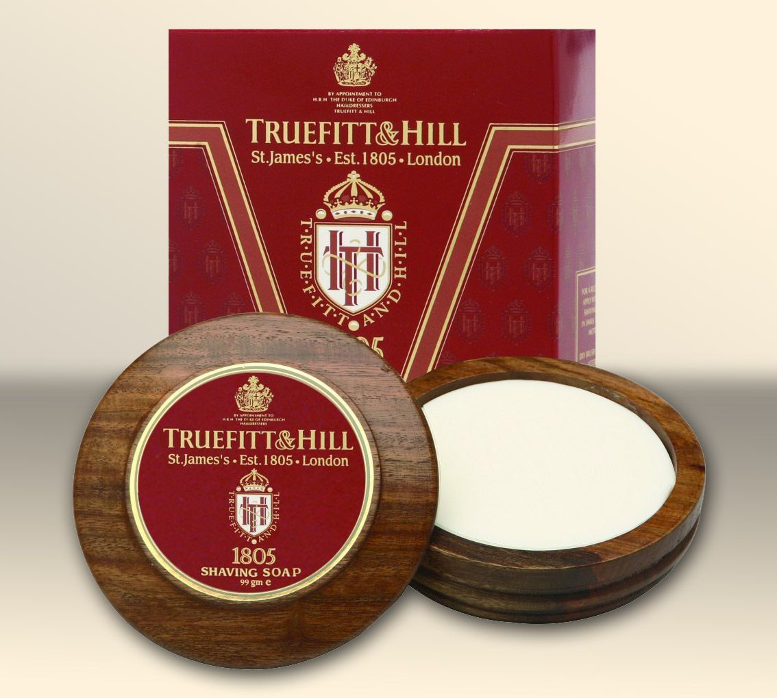 Truefitt&Hill 1805 Shaving Soap w drewnianym tyglu