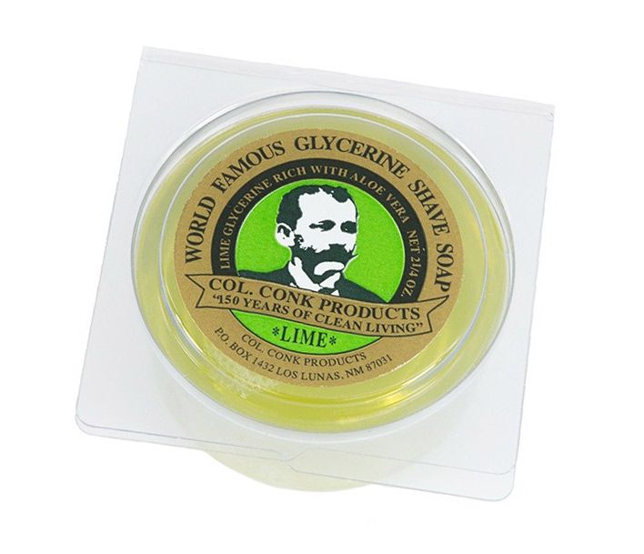 Opakowanie mydła do golenia Col Conk Lime Shaving Soap