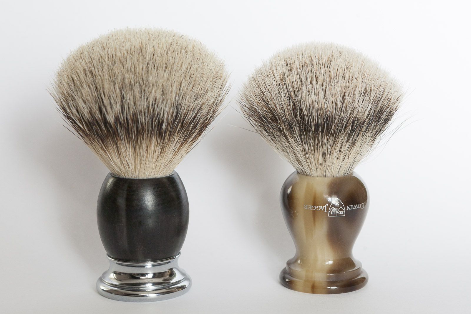 Porównanie pędzli Edwin Jagger 1EJ362 i Mühle Sophist