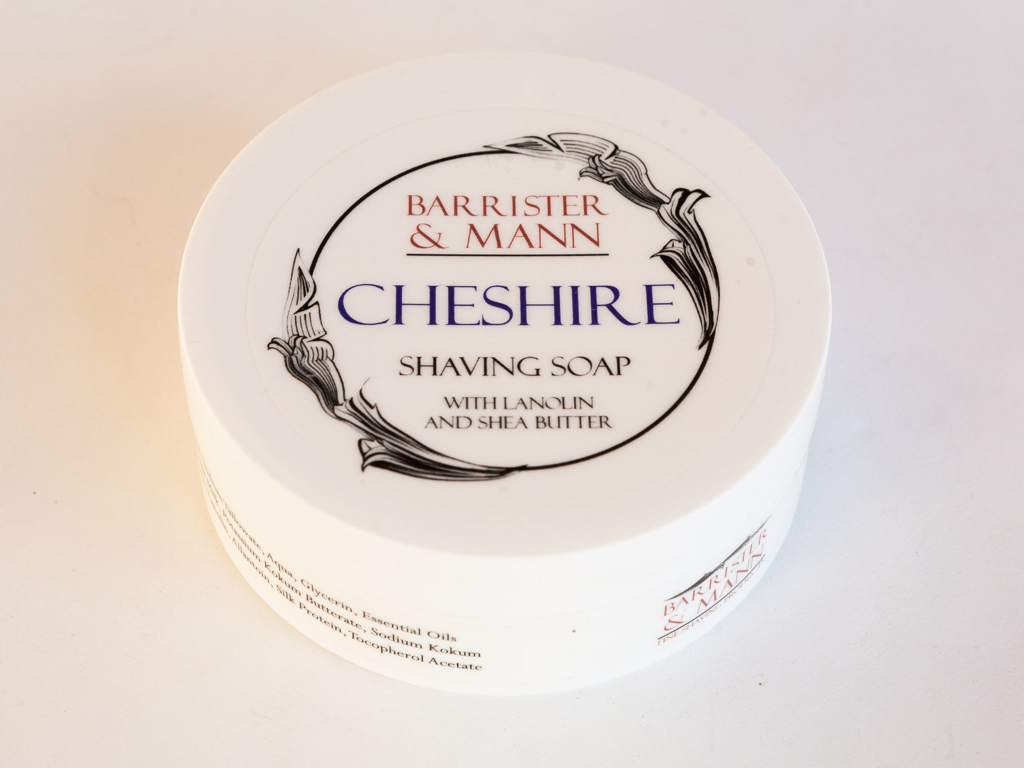 Opakowanie mydła Barrister & Mann Cheshire